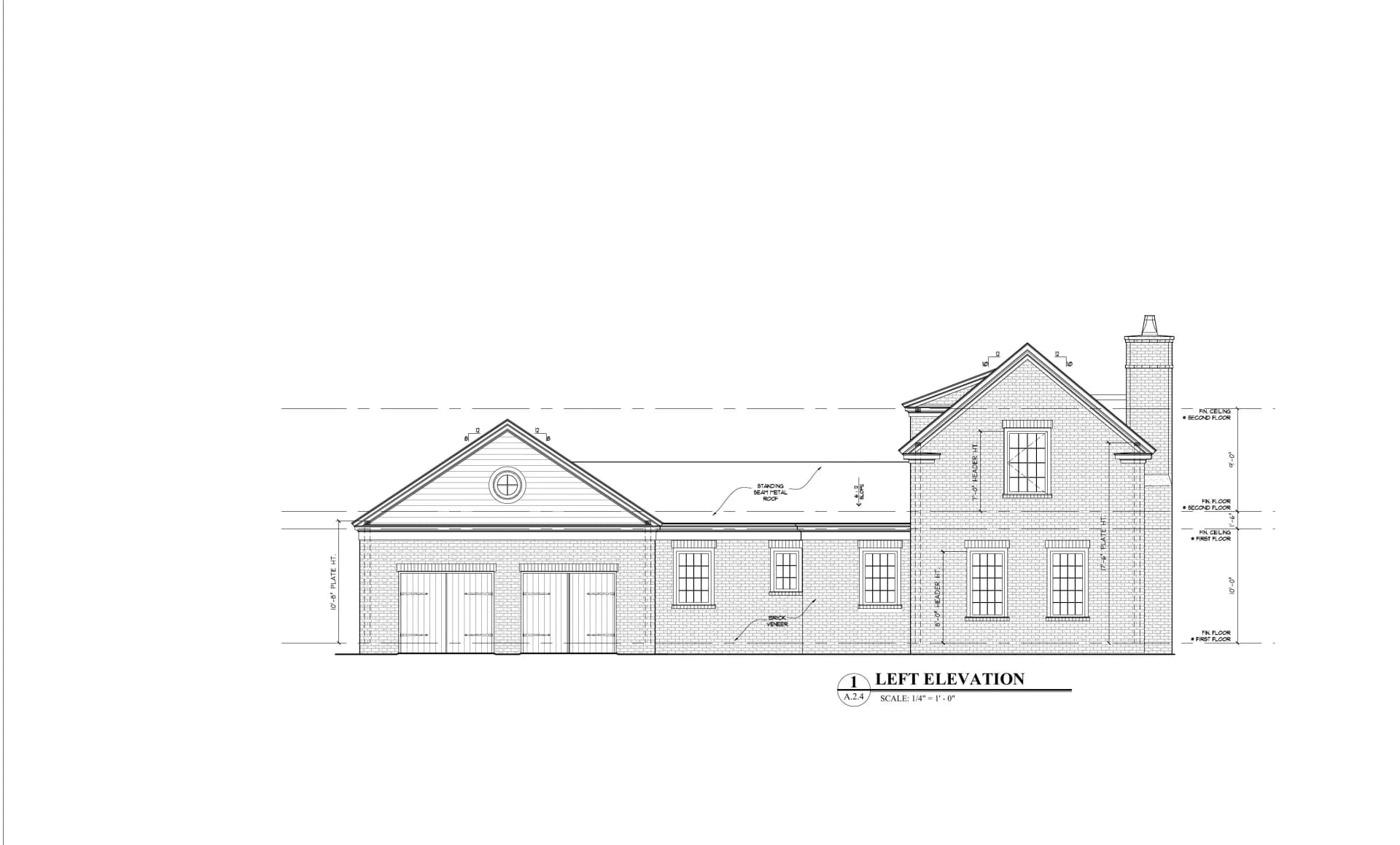 Cottage 01 Left Elevation