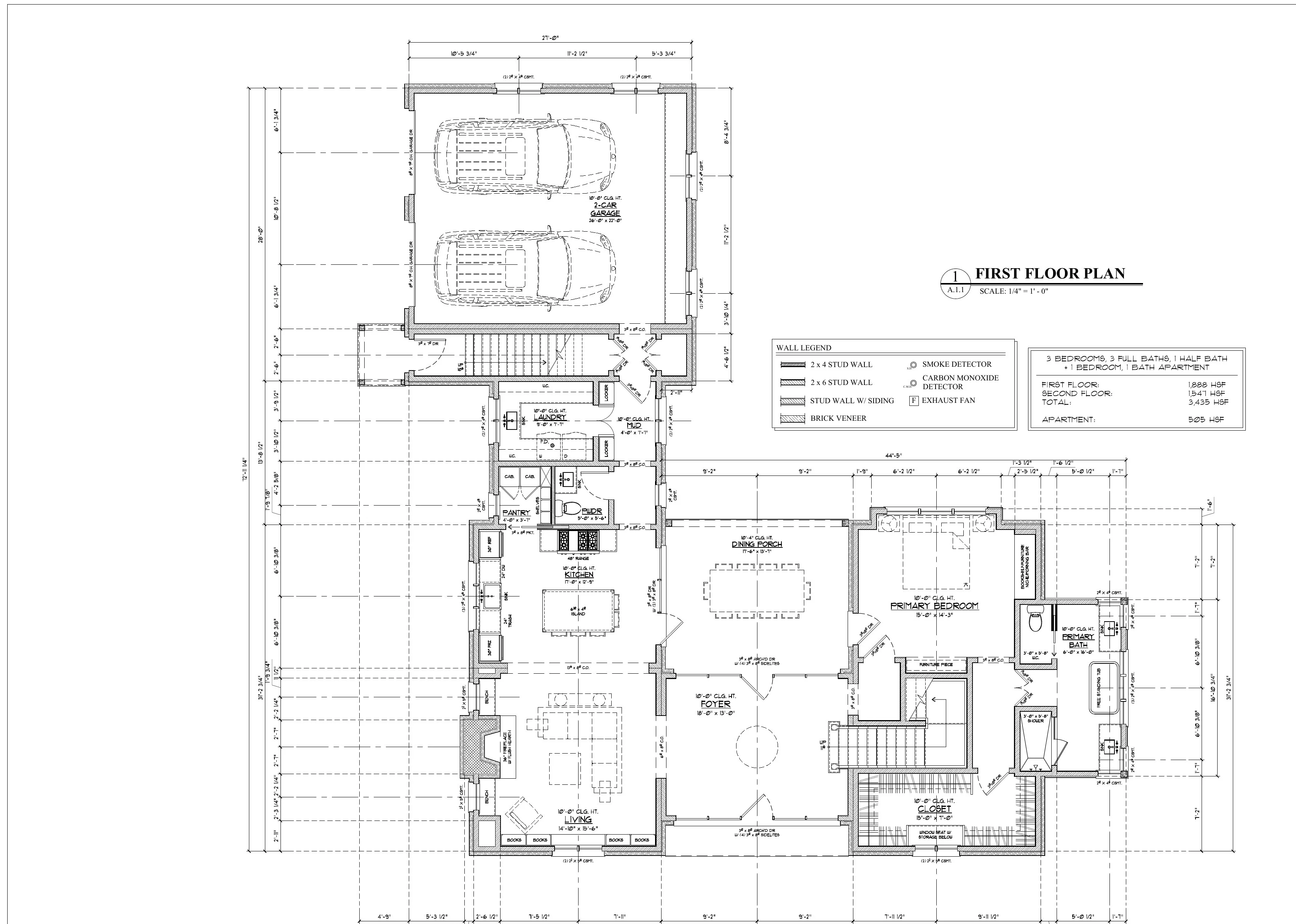 Cottage 02 First Floor plan