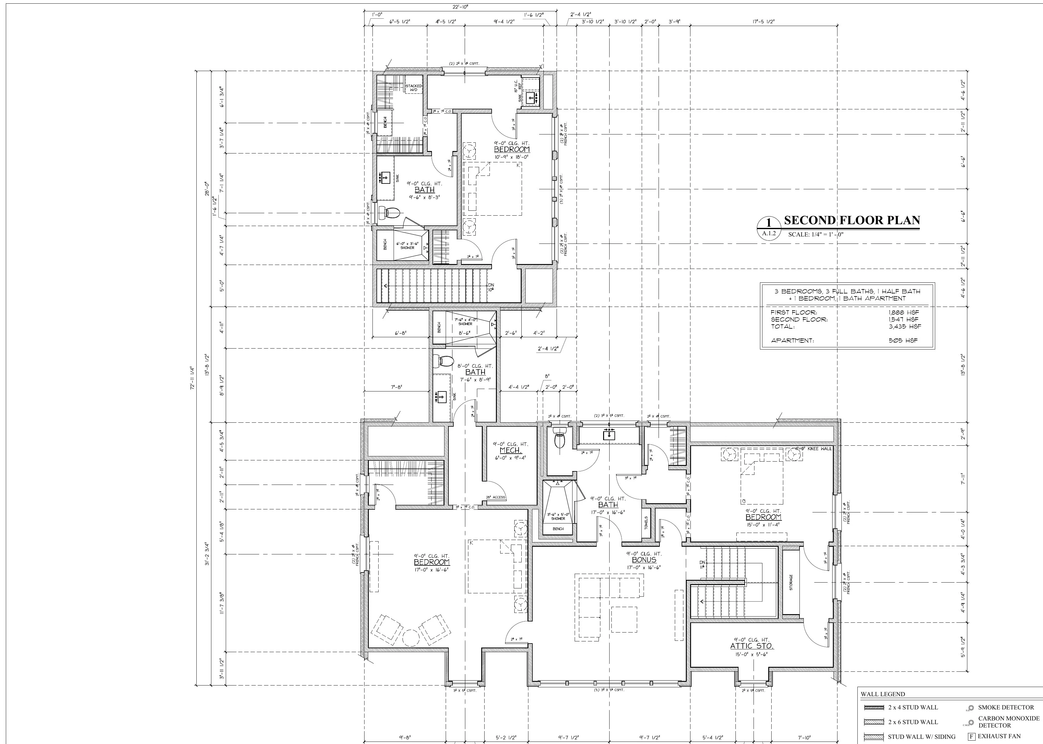 Cottage 02 Second Floor / Apartment plan
