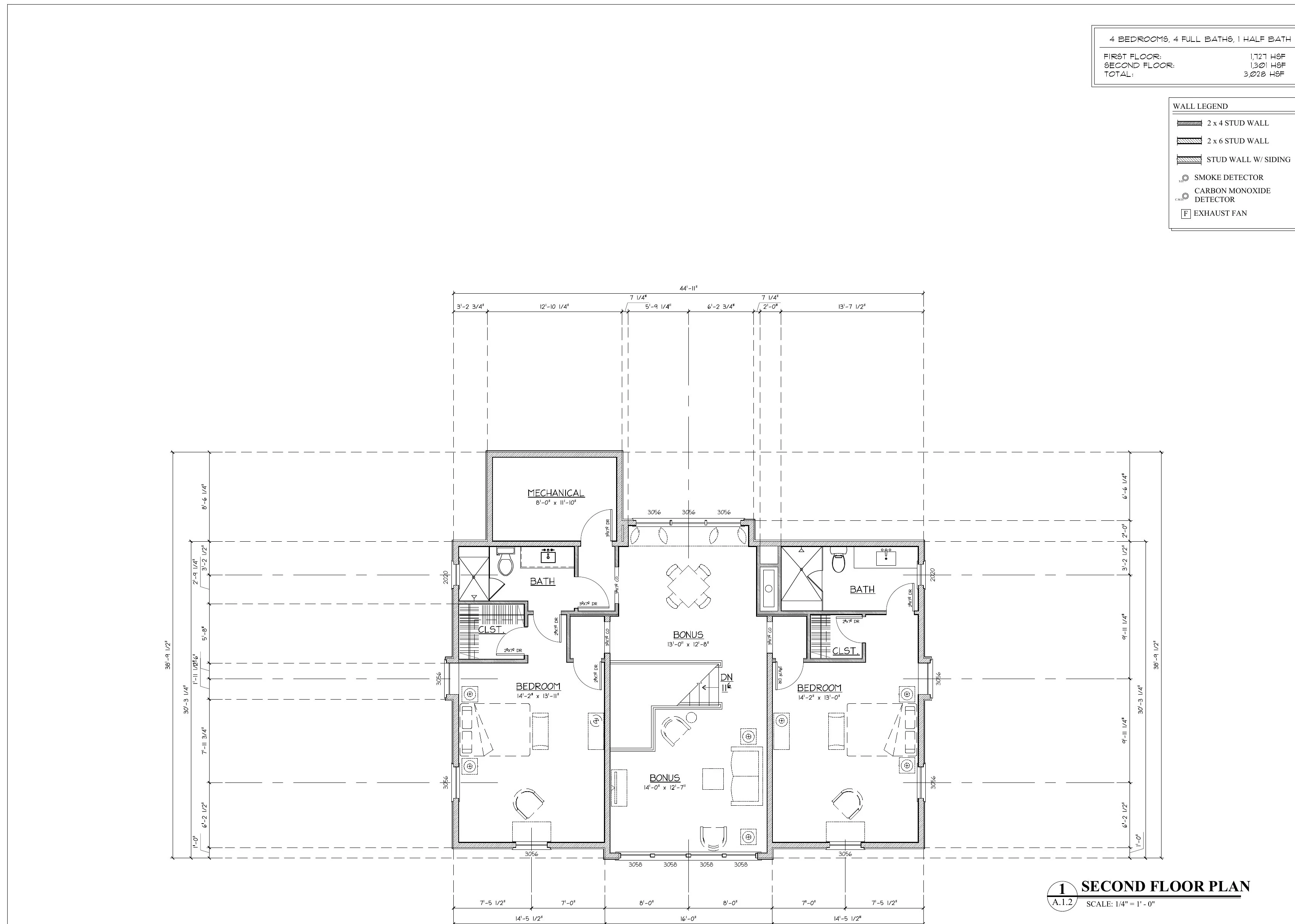 Cottage 03 Second Floor plan