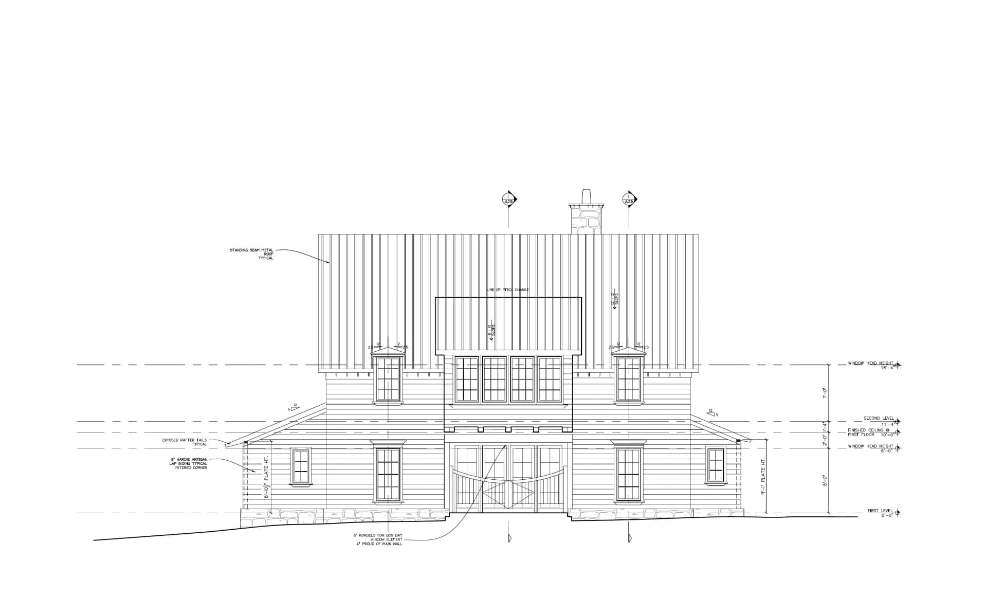 Cottage 03 Front Elevation