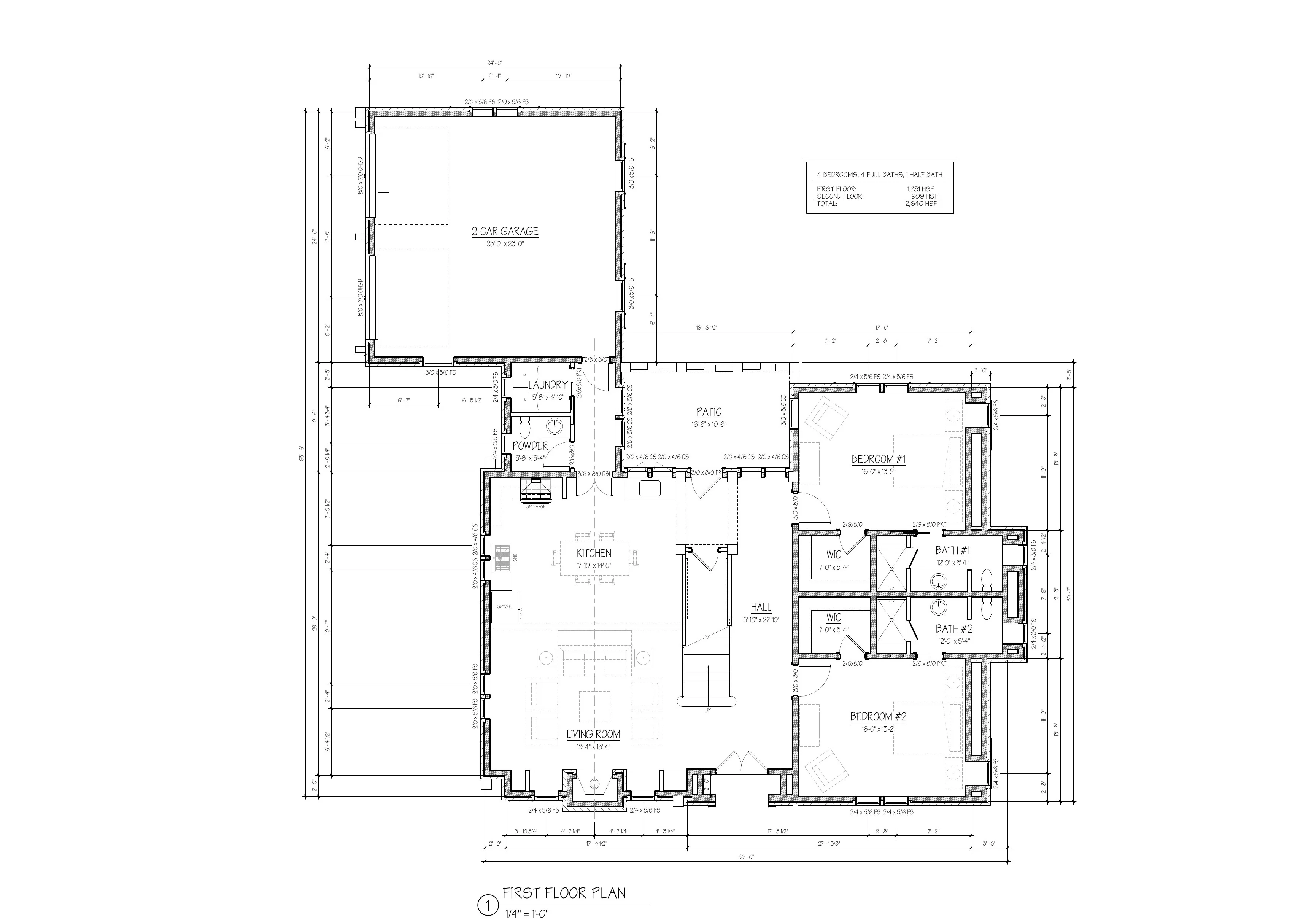 Cottage 04 First Floor plan