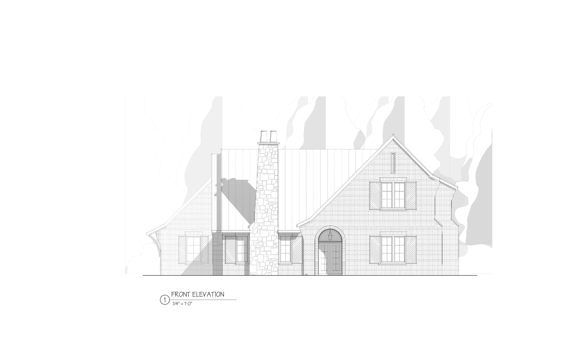 Cottage 04 Front Elevation
