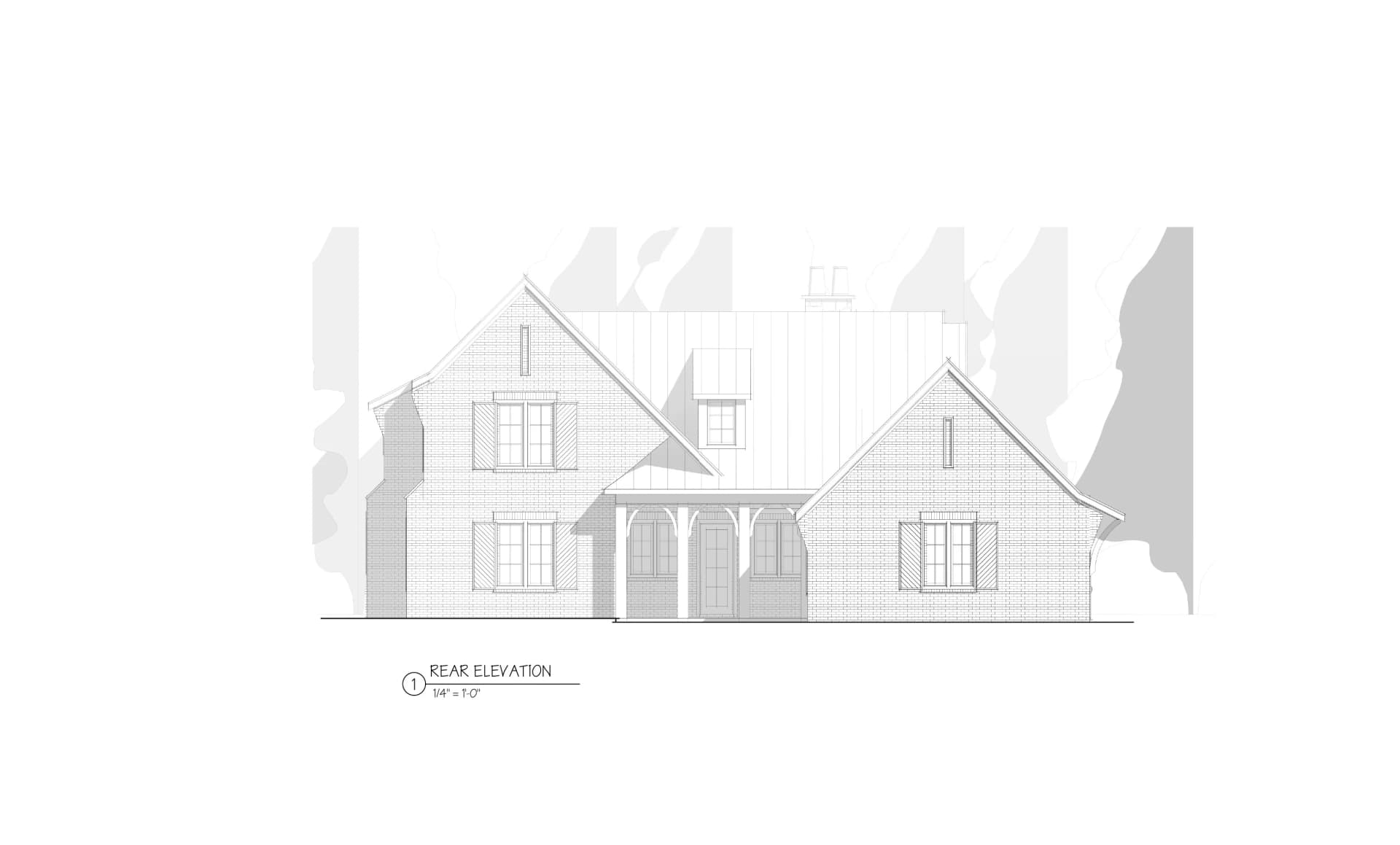 Cottage 04 Rear Elevation