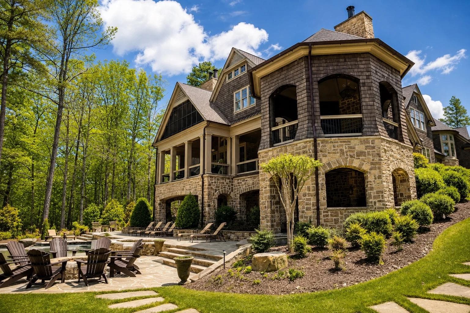 Custom home exterior